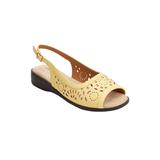 Wide Width Women's The Mary Sling by Comfortview in Yellow (Size 10 1/2 W)