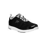 Wide Width Women's TravelWalker II Sneaker by Propet® in Black Mesh (Size 6 1/2 W)