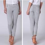 Anthropologie Jeans | Anthropologie The Stevie Ankle Spotted Jeans | Color: Gray/White | Size: 26