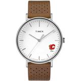 Timex Calgary Flames Bright Whites Tribute Collection Watch