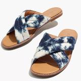 Madewell Shoes | Host Picmadewell Tie-Dye Canvas Sandals 5 | Color: Blue/White | Size: 5