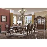 Lark Manor™ Carvajal Lighted China Cabinet Wood/Glass in Brown, Size 94.0 H x 75.0 W x 22.0 D in | Wayfair ARGD2846 42769736
