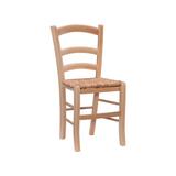 Linon Home Decor Makai Dark Natural and Rush Seat Dining Side Chair (Set of 2)