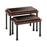 Authentic Models ACE End Table Wood in Brown, Size 14.0 H x 20.0 W x 14.0 D in | Wayfair MF171