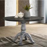 Ophelia & Co. Mariposa Dining Table Wood in Brown/Gray/White, Size 29.57 H x 47.2 W x 47.2 D in | Wayfair 6E579427F73C41F9A2E0B36D92BF6117
