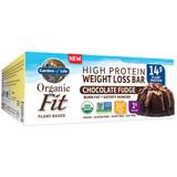 "Organic Fit High Protein Weight Loss Bar, Chocolate Fudge, 12 Bars (1.9 oz Each), Garden of Life"
