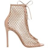 Helena Heeled Boots - Natural - Gianvito Rossi Boots