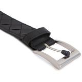 Nappa Leather Belt - Black - Bottega Veneta Belts