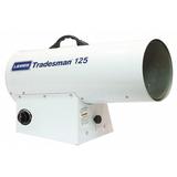 L.B. WHITE Tradesman 125 Forced Air Portable Gas Heater, Liquid Propane, 400