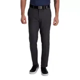 Haggar Clothing Company Men's Cool Right Performance Flex Slim Fit Flat Front Pant, Grey, 36 X 29