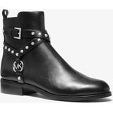 Preston Studded Leather Ankle Boot - Black - Michael Kors Boots