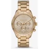 Layton Chronograph Quartz Rose Dial Ladies Watch - Pink - Michael Kors Watches