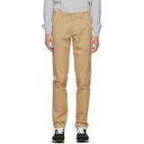 Gabardine Slim-fit Chino Trousers - Natural - Lacoste Pants