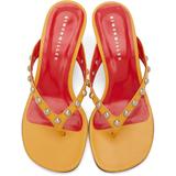 W Beep Thong Heeled Sandals - Yellow - Simon Miller Heels