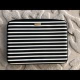 Kate Spade Accessories | Kate Spade Striped Laptop Case | Color: Black/White | Size: Os