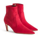 The Icon Bootie In Red Suede At Nordstrom Rack - Red - GOOD AMERICAN Boots