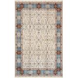 "Hereke Collection Hand-Knotted Pure Silk Area Rug- 5' 1"" X 8' 3"" - Pasargad Home 035734"