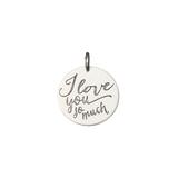 FIVE Women's Jewelry Charms SLV - Sterling Silver 'I Love You So Much' Charm