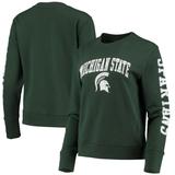 Women's Champion Green Michigan State Spartans University 2.0 Fleece Sweatshirt
