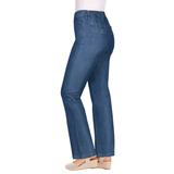 Plus Size Women's Perfect Side Elastic Jean by Woman Within in Medium Stonewash (Size 32 W)