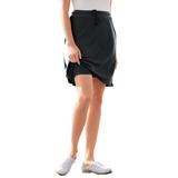 Plus Size Women's Sport Knit Skort by Woman Within in Black (Size 6X)