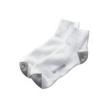 Men's Big & Tall Wigwam® 2-Pack 1/4 Length Diabetic Socks by Wigwam in White (Size XL)