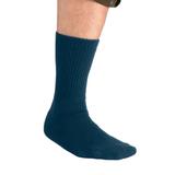 Men's Big & Tall Diabetic Crew Socks by KingSize in Navy (Size XL)