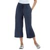 Plus Size Women's Sport Knit Capri Pant by Woman Within in Navy (Size 6X)
