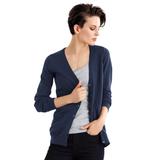 Plus Size Women's Everyday Cardigan by ellos in Navy (Size S)