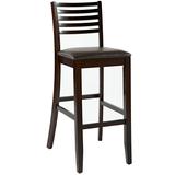 Triena Collection Ladder Bar, Stool 30"H by Linon Home Décor in Espresso