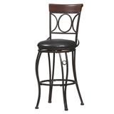 Bar Stool, 17"Wx19"Dx46"H by Linon Home Décor in Metal