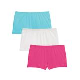Plus Size Women's Women's Boyshort Panty 3-Pack by Comfort Choice in Bright Pack (Size 16) Underwear