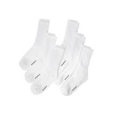 Men's Big & Tall Wigwam® 6-Pack Athletic White Crew Socks by Wigwam in White (Size L)