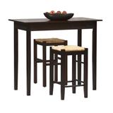 3-Pc Tavern Counter Set by BrylaneHome in Espresso