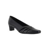 Women's Entice Pump by Easy Street in Black Leather (Size 7 1/2 M)