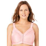 Plus Size Women's Easy Enhancer Wireless Posture Bra by Comfort Choice in Shell Pink (Size 52 B)