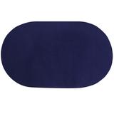 Alpine Braid Collection Reversible Indoor Area Rug, 60" x 96" Oval in Better Trends by Better Trends in Navy Solid (Size 60X96 OVAL)