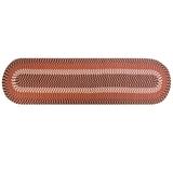 Alpine Braid Collection Reversible Indoor Area Rug, 24"" x 108"" Runner by Better Trends in Burgundy Stripe (Size 24X108 RUNR)