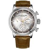 Monaco Grey Dial Watch - Gray - Stuhrling Original Watches