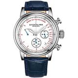 Monaco White Dial Watch - Metallic - Stuhrling Original Watches