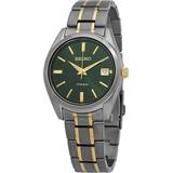 Classic Quartz Green Dial Watch - Metallic - Seiko Watches