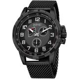 Quartz Dial Watch - Black - August Steiner Watches