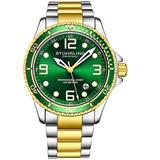 Aquadiver Green Dial Watch - Green - Stuhrling Original Watches