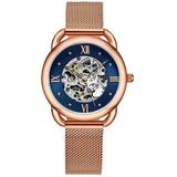 Legacy Blue Dial Watch - Pink - Stuhrling Original Watches