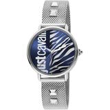 Animal Quartz Blue Dial Watch - Blue - Just Cavalli Watches