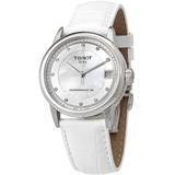 T-classic Luxury Powermatic 80 Mother Of Pearl Dial Diamond Watch T0862071611600 - Metallic - Tissot Watches