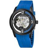 Legacy Silver-tone Dial Watch - Blue - Stuhrling Original Watches