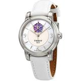 Lady Heart Flower Automatic White Mother Of Pearl Dial Watch - Metallic - Tissot Watches