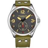 Aviator Grey Dial Watch - Metallic - Stuhrling Original Watches