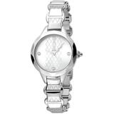 Estro Quartz Silver Dial Watch - Metallic - Just Cavalli Watches